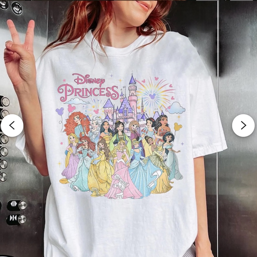 Disney Princess White  T-Shirt
